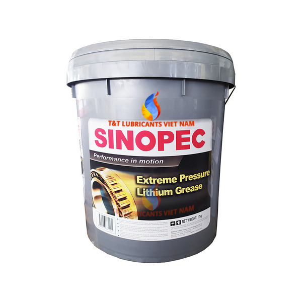 Dầu nhớt Sinopec EP Lithium Base Grease NLGI 00 - 17kg - Dầu Nhờn T&T Việt Nam - Công Ty TNHH Dầu Nhờn T&T Việt Nam