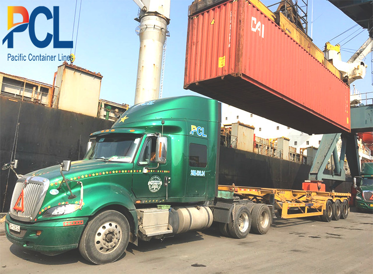 Dịch vụ vận chuyển bằng đường bộ - PCL - Công Ty Cổ Phần Vận Tải Biển Container Thái Bình Dương