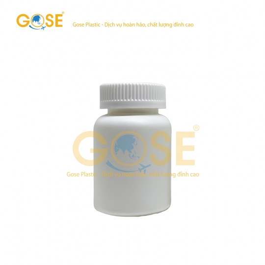 Lọ đựng thuốc dược phẩm màu trắng - Bao Bì Nhựa GOSE - Công Ty Cổ Phần Nhựa GOSE