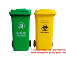 Thùng rác nhựa HDPE - Môi Trường Quang Minh - Công Ty TNHH Công Nghiệp Môi Trường Quang Minh