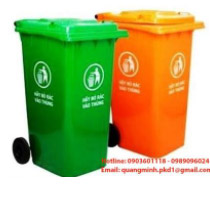 Thùng rác nhựa HDPE - Môi Trường Quang Minh - Công Ty TNHH Công Nghiệp Môi Trường Quang Minh