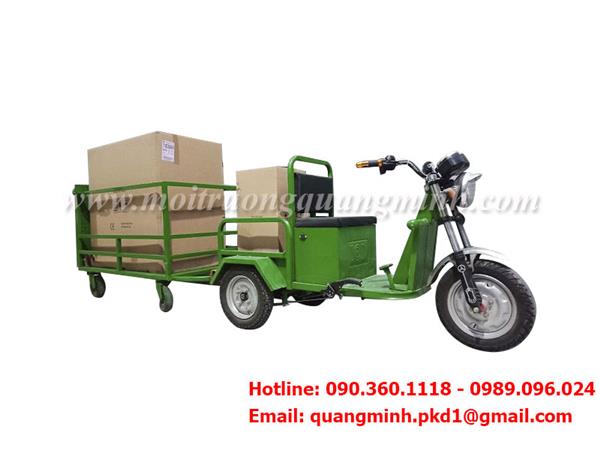 Xe gom rác chạy điện 3 bánh - Môi Trường Quang Minh - Công Ty TNHH Công Nghiệp Môi Trường Quang Minh