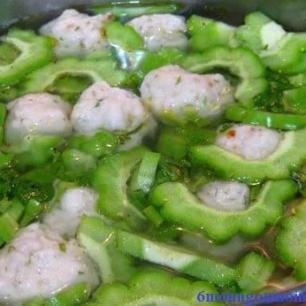 Canh khổ qua chả cá - Suất Ăn Công Nghiệp An Lạc Phát (Bến Lức - Long An) - Công Ty TNHH Suất ăn Công Nghiệp An Lạc Phát