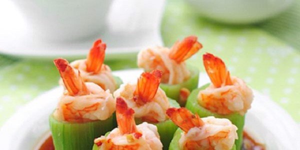 Tôm hấp mướp - Suất Ăn Công Nghiệp An Lạc Phát (Bến Lức - Long An) - Công Ty TNHH Suất ăn Công Nghiệp An Lạc Phát