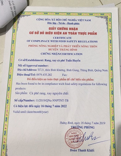  - Cà Phê Tuấn Huyền - Hộ Kinh Doanh Tuấn Huyền