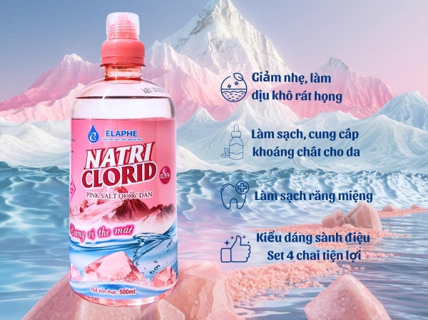 Nước muối sinh lý Quốc Dân - Công Ty Cổ Phần Dược Phẩm ELAPHE