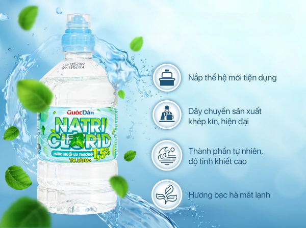 Nước muối sinh lý - Công Ty Cổ Phần Dược Phẩm ELAPHE