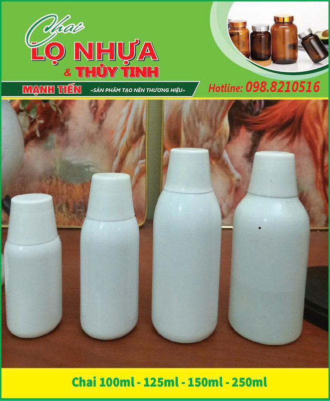 Chai 100ml - 125ml - 150ml - 250ml
