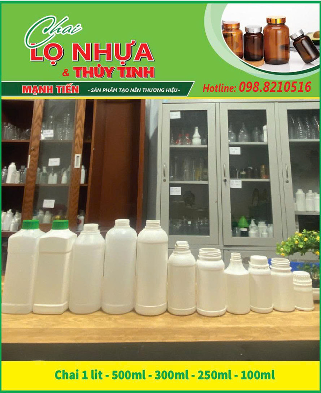 Chai 1L - 500ml - 300ml - 250ml - 100ml