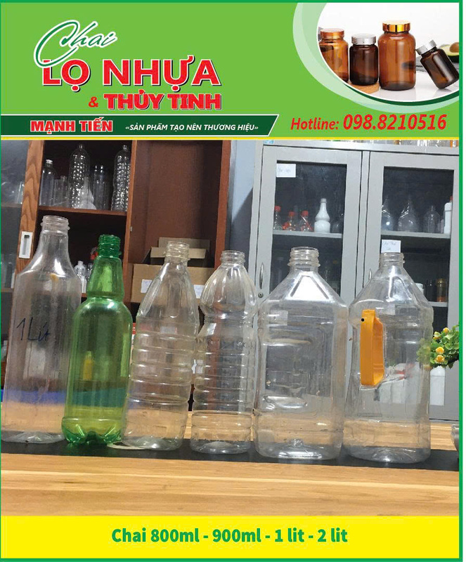 Chai 800ml - 900ml - 1L - 2L