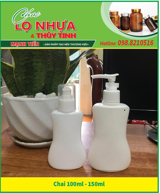 Chai nhựa có vòi 100ml - 150ml