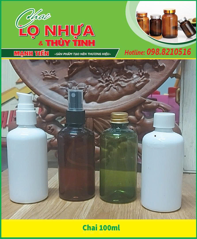 Chai nhựa có vòi 100ml