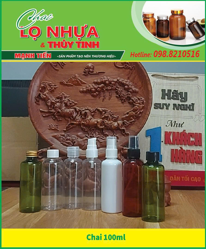 Chai nhựa có vòi 100ml