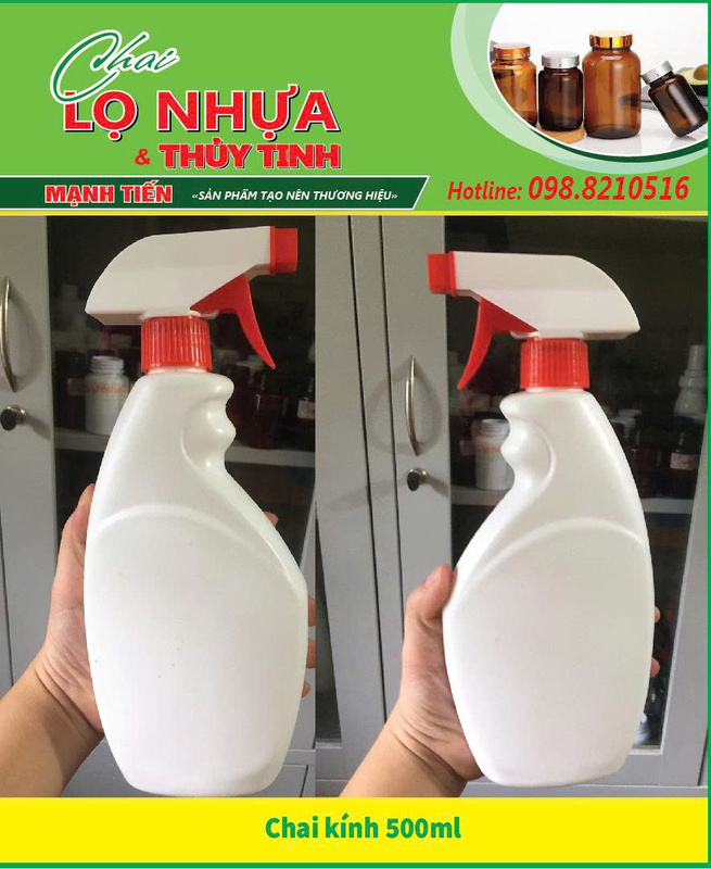 Chai nhựa có vòi 500ml