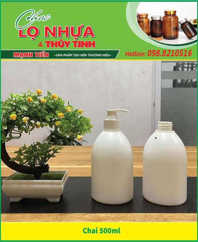 Chai nhựa có vòi 500ml