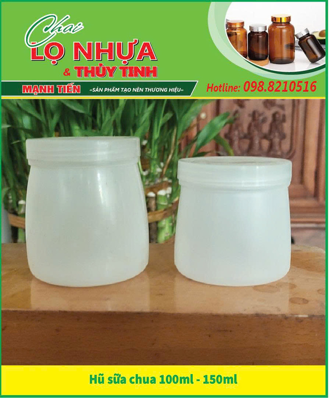 Hũ sữa chua 10ml - 150ml