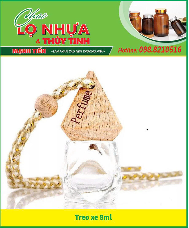 Lọ tinh dầu treo xe 8ml