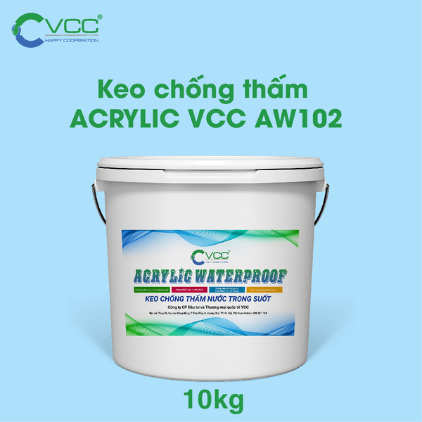 Keo chống thấm Acrylic VCC AW102 - Keo Silicone VCC - Công Ty CP Đầu Tư Và TM Quốc Tế VCC