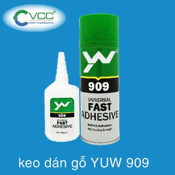 Keo dán gỗ YUW 909 - Keo Silicone VCC - Công Ty CP Đầu Tư Và TM Quốc Tế VCC