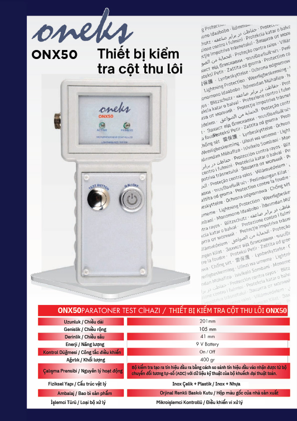 Thiết bị kiểm tra cột thu lôi