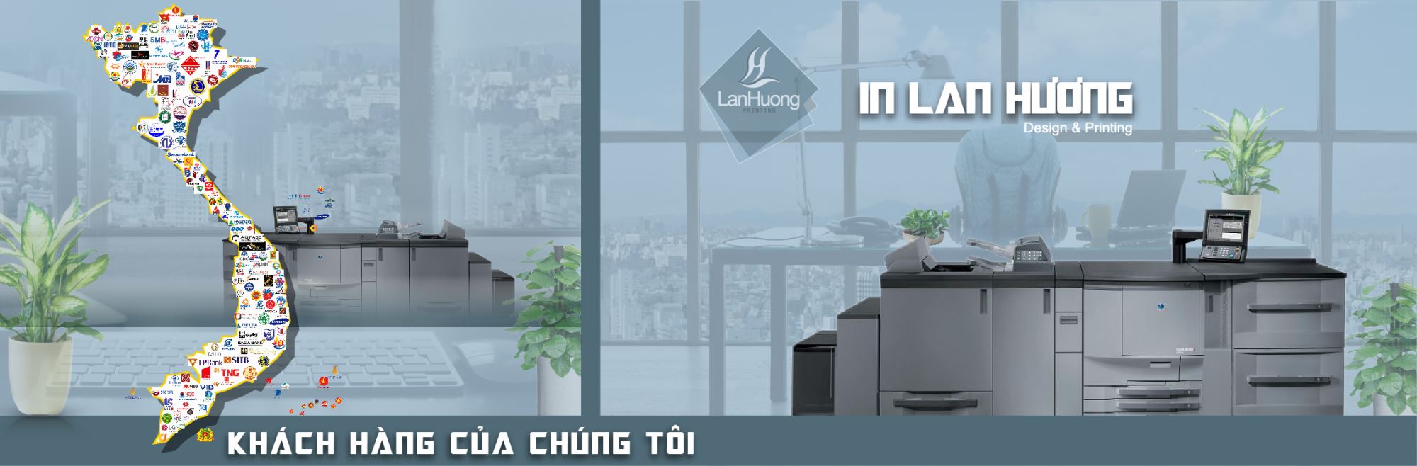 Hệ thống máy móc của Lan Hương