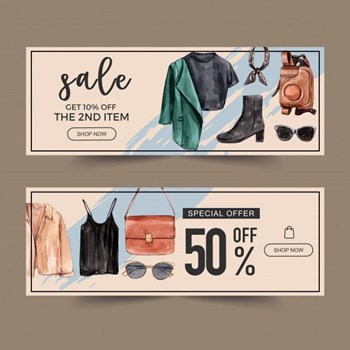 In voucher cửa hàng quần áo