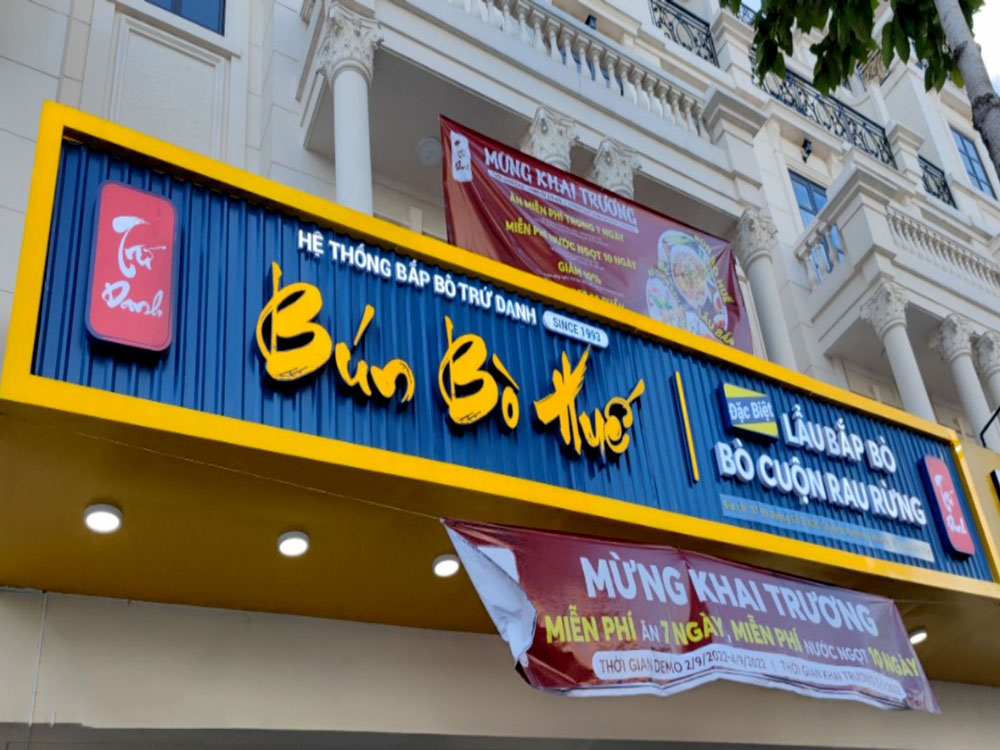 Thiết kế, thi công biển nhà hàng Hạ Long