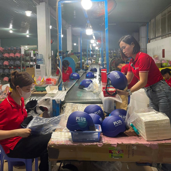 Quy trình đóng gói - Mũ Bảo Hiểm ASAMA VN - Công Ty TNHH Sản Xuất Thương Mại ASAMA VN