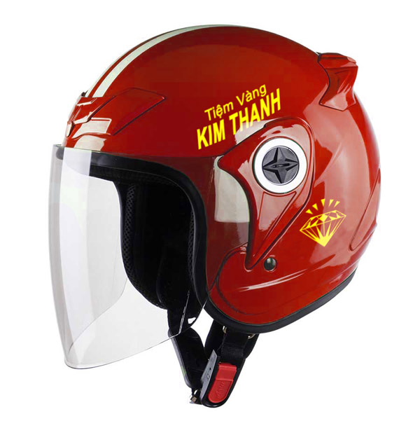 Mũ bảo hiểm 3/4 có kính Kim Thanh - Mũ Bảo Hiểm ASAMA VN - Công Ty TNHH Sản Xuất Thương Mại ASAMA VN