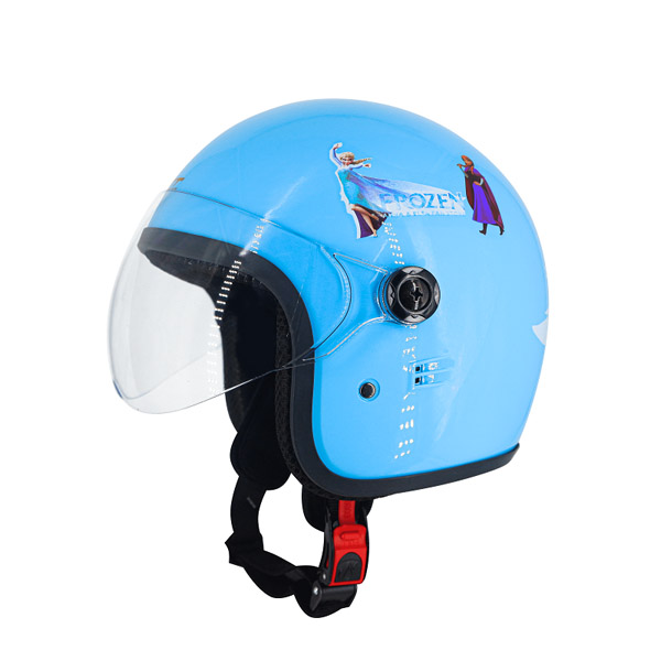 Mũ bảo hiểm trẻ em 3/4 in logo xanh dương - Mũ Bảo Hiểm ASAMA VN - Công Ty TNHH Sản Xuất Thương Mại ASAMA VN