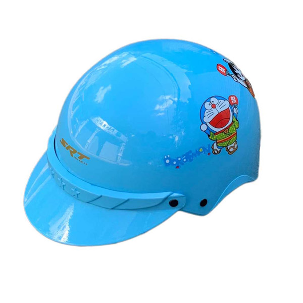 Mũ bảo hiểm trẻ em in logo A103 Doraemon - Mũ Bảo Hiểm ASAMA VN - Công Ty TNHH Sản Xuất Thương Mại ASAMA VN