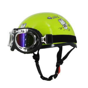 Mũ bảo hiểm phi công tem xanh chuối