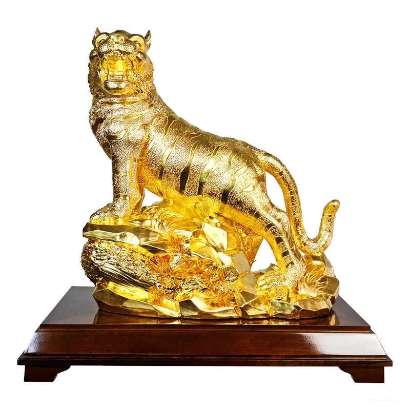Tượng hổ dát vàng 24k