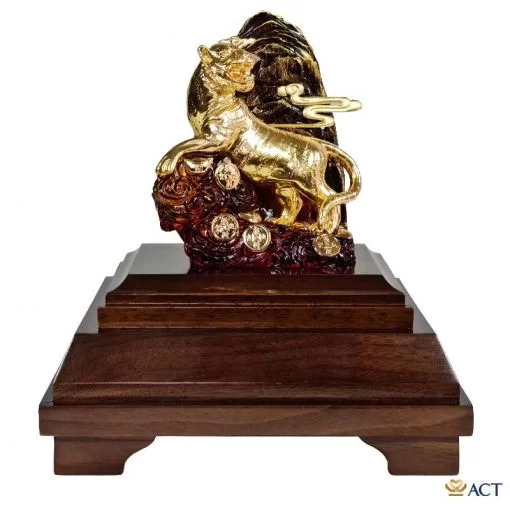 Tượng hổ phú quý dát vàng