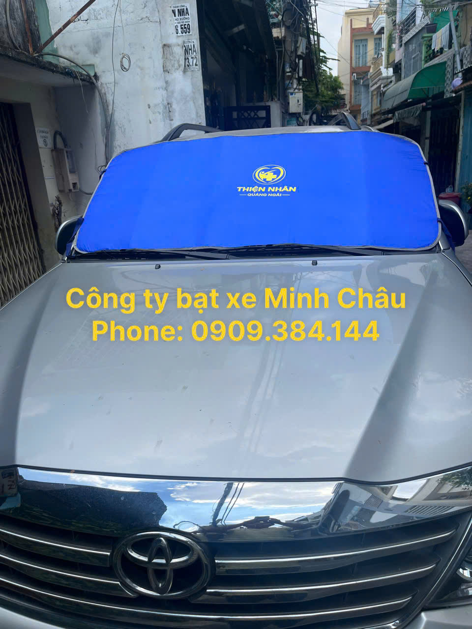 Bạt che kính trước ô tô - Bạt Che Xe Minh Châu - Công Ty TNHH Thương Mại Tổng Hợp Xuất Nhập Khẩu Minh Châu