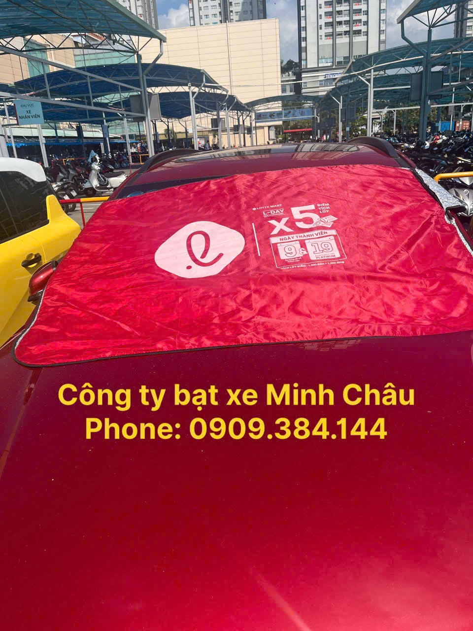 Bạt che kính trước ô tô - Bạt Che Xe Minh Châu - Công Ty TNHH Thương Mại Tổng Hợp Xuất Nhập Khẩu Minh Châu