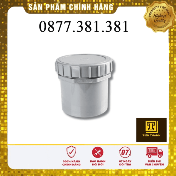 Bít xả ren ngoài Bình Minh - ống Nhựa Tiến Thành - Công Ty TNHH Sản Xuất Thương Mại Phát Triển Tiến Thành