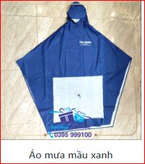 áo mưa quảng cáo - Công Ty TNHH Sản Xuất Quà Tặng Toàn Quốc