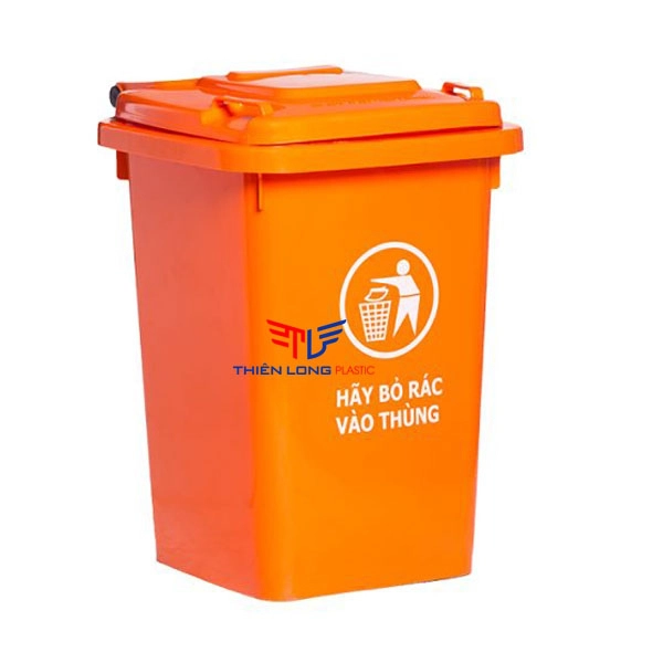 Thùng rác nhựa 90L nắp kín - Thiên Long Plastic - Công Ty TNHH Sản Xuất Công Nghiệp Và Thương Mại Thiên Long