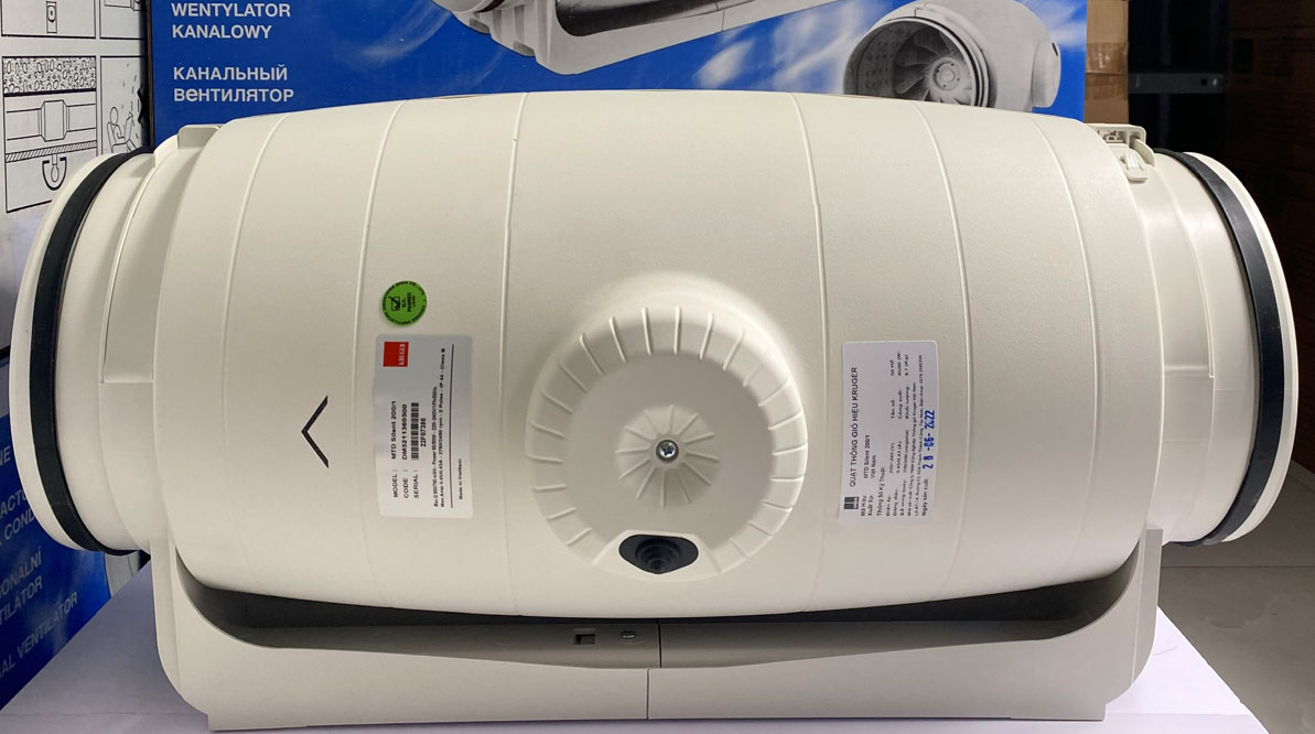 Quạt thông gió Ventilators Ktigon Silent 200/1 - Bánh Xe Đẩy MPK - Công Ty Cổ Phần MPK Việt Nam