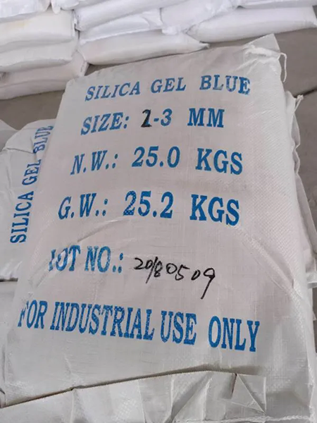 Hạt hút ẩm Silica Gel xanh bao 25kg - Túi Chống ẩm Thiết Nhật - Công Ty TNHH Thiết Nhật