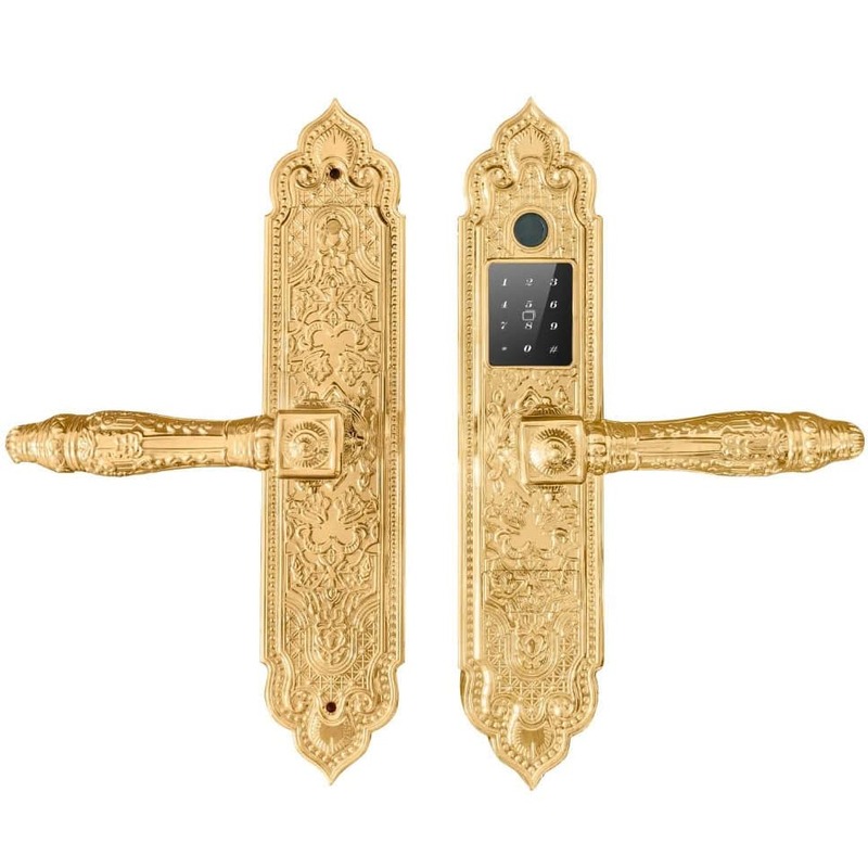 Khóa cửa phòng biệt thự EL350 24K Gold