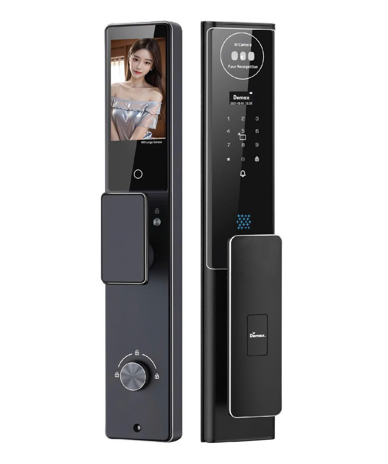 Khóa Face ID cửa gỗ