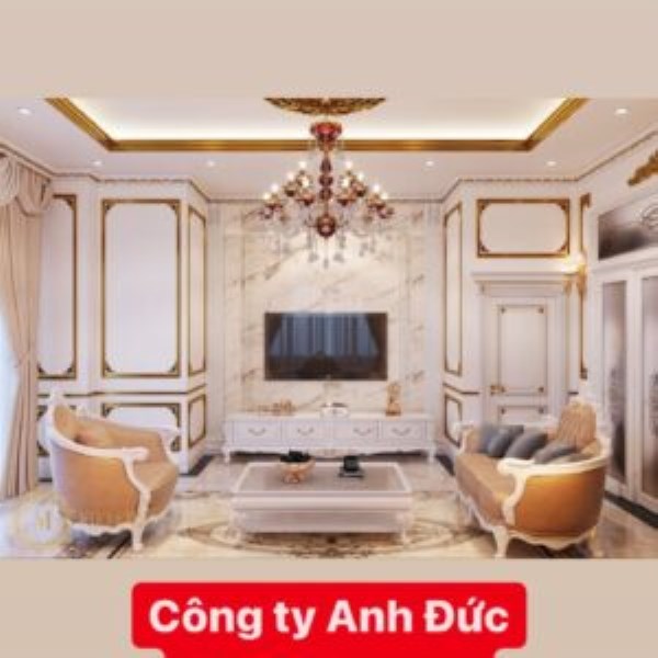 Thi công nội thất phòng khách - Xây Dựng Anh Đức - Công Ty TNHH Xuất Nhập Khẩu Và Thương Mại Anh Đức