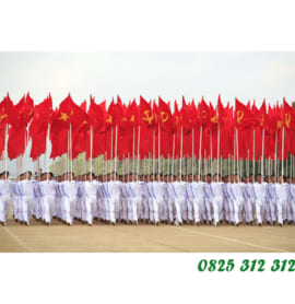 Cờ hồng kỳ - Công Ty TNHH Đầu Tư Và Phát Triển Sài Gòn Flag