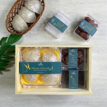 Hộp quà - Yến tinh chế loại 1 - Thực Phẩm Food City - Công Ty TNHH Food City Việt Nam