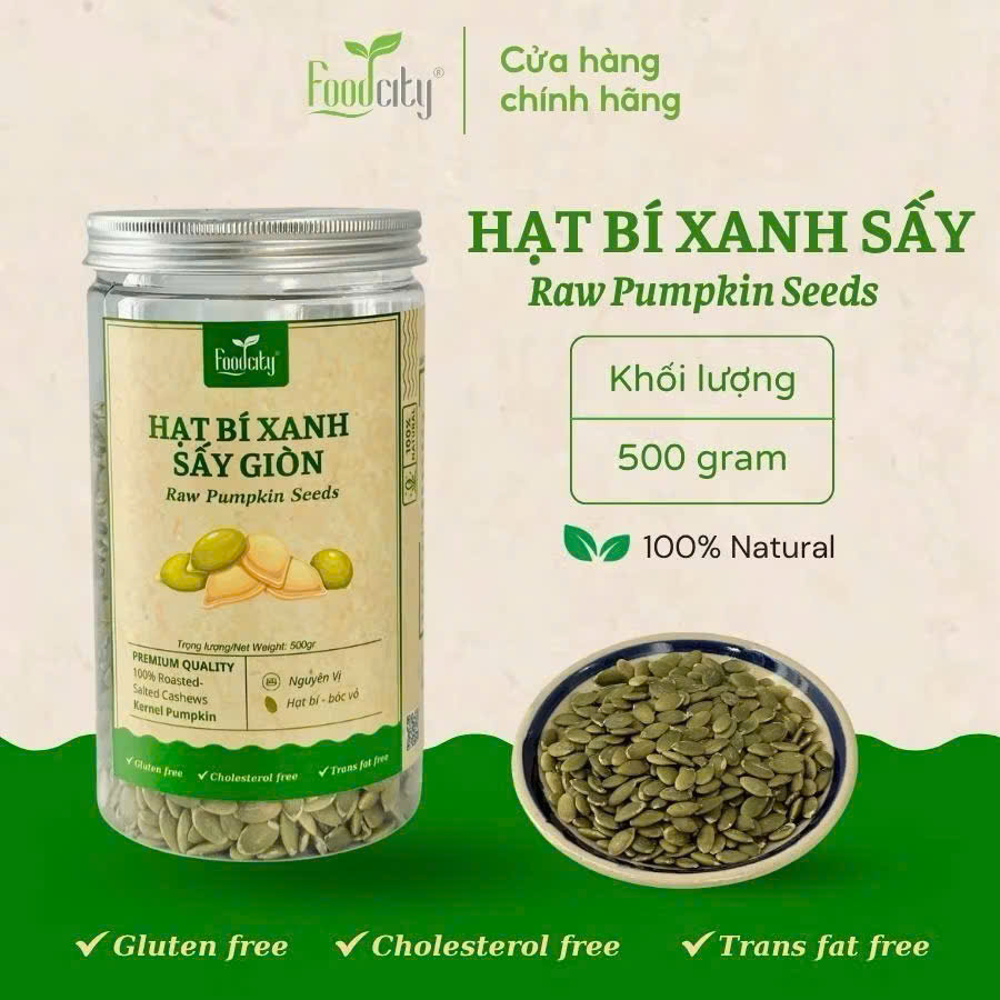 Hạt bí xanh sấy - Thực Phẩm Food City - Công Ty TNHH Food City Việt Nam