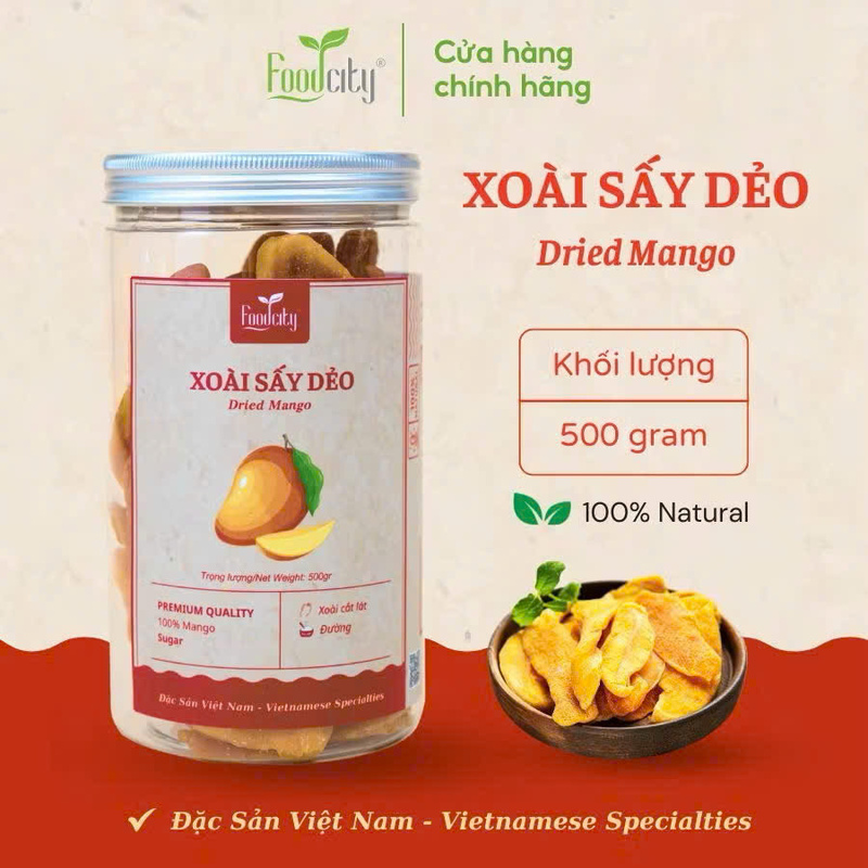Xoài sấy dẻo - Thực Phẩm Food City - Công Ty TNHH Food City Việt Nam