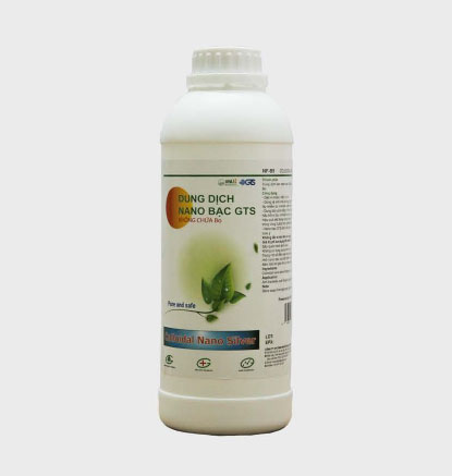 COLLOIDAL NANO SILVER Dung dịch Nano Bạc GTS Không chứa Bo (NF-B5)