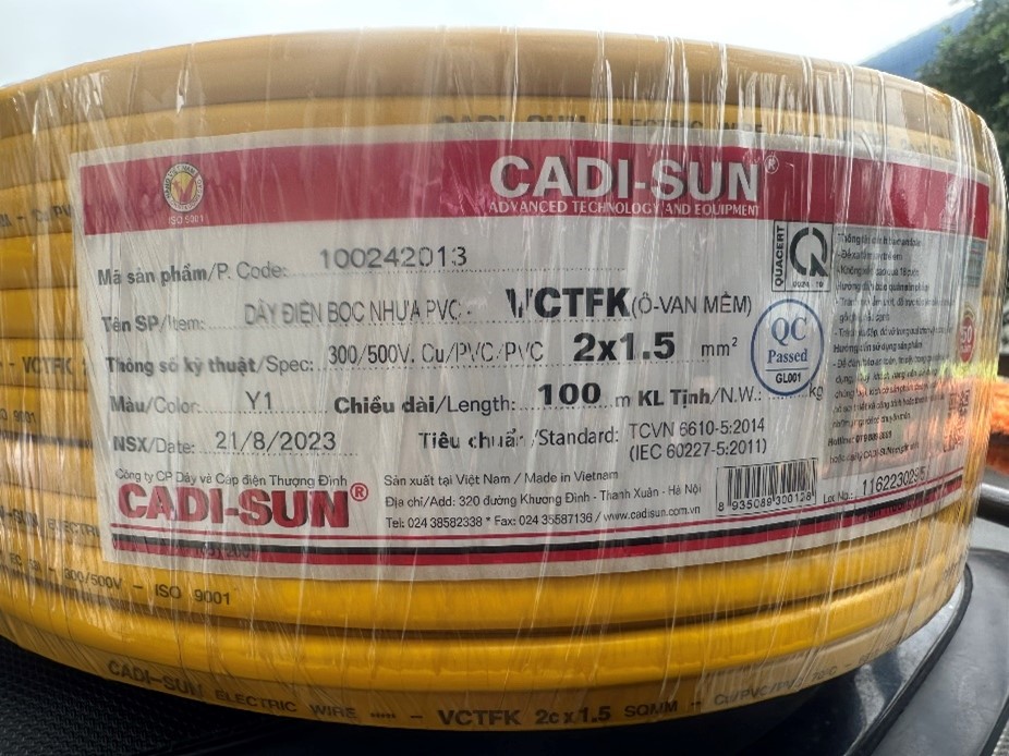Dây điện Cadisun - Công Ty TNHH VKB Việt Nam